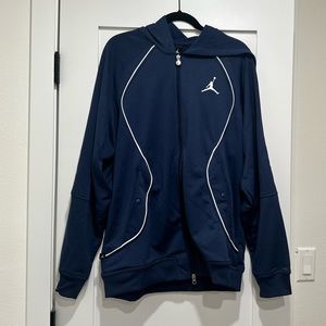 Vintage Jordan Blue track jacket with hood